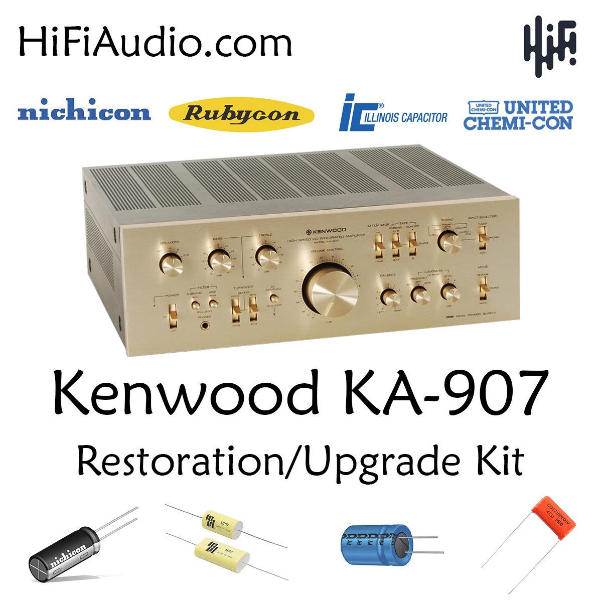 Kenwood KA-907 restoration kit